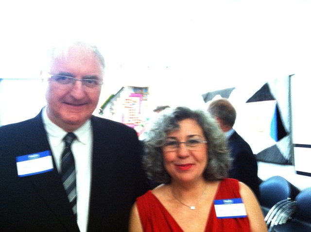 Peter Bush and Teresa Solana. (Photo courtesy of Abby Browning.)