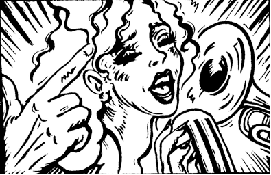 My very first Ellery Queen Illustration: "One Dead Canary"