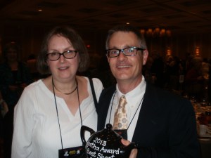 Janet Hutchings and Art Taylor