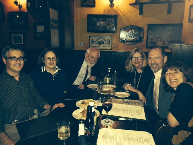 Friday night at Bouchercon 2014, Long Beach