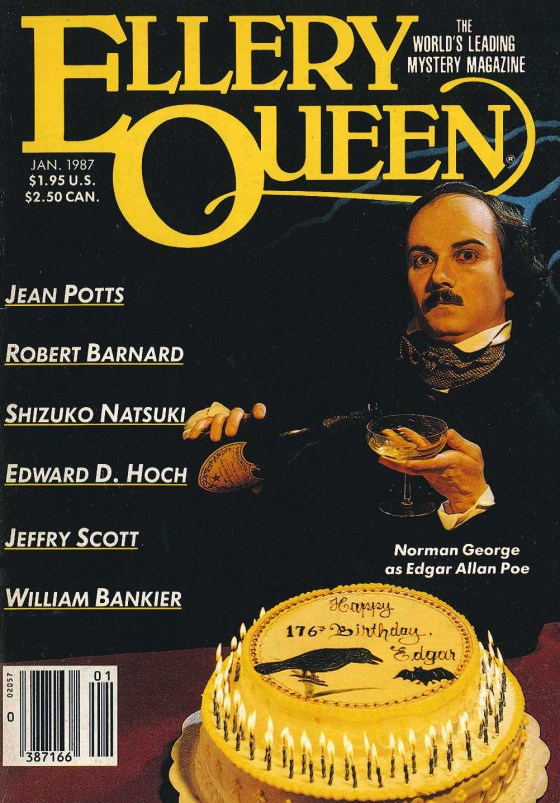 Cover of EQMM, January 1987