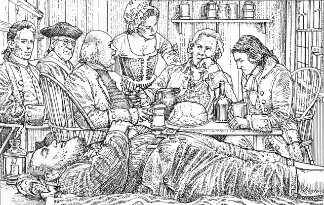 Interior art by Allen Davis, December 2015.